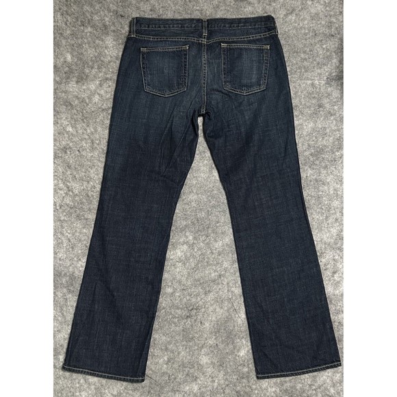 Vintage J. Crew HIPSLUNG Jeans Women's 32S Straight Leg Dark Wash 100% Cotton - Picture 3 of 17
